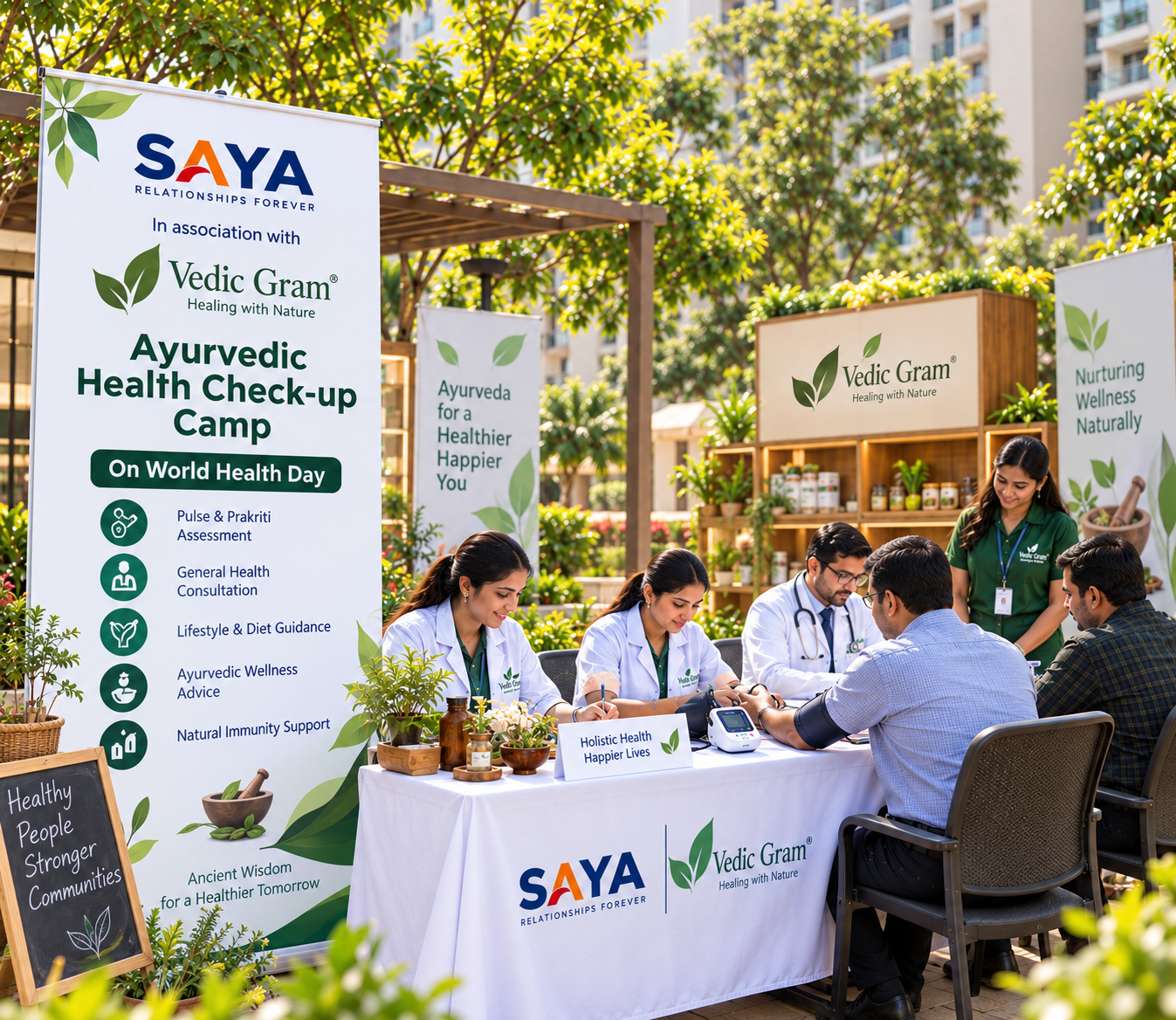 Ayurvedic Health Check-up Camp with Vedic Gram