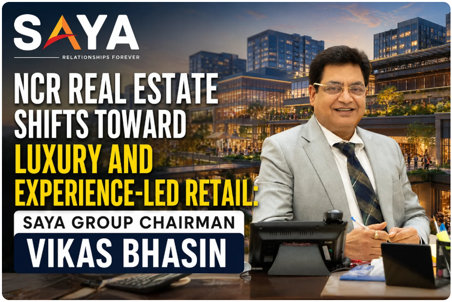 NCR Real Estate Shifts Toward Luxury and Experience-Led Retail: Saya Group Chairman Vikas Bhasin